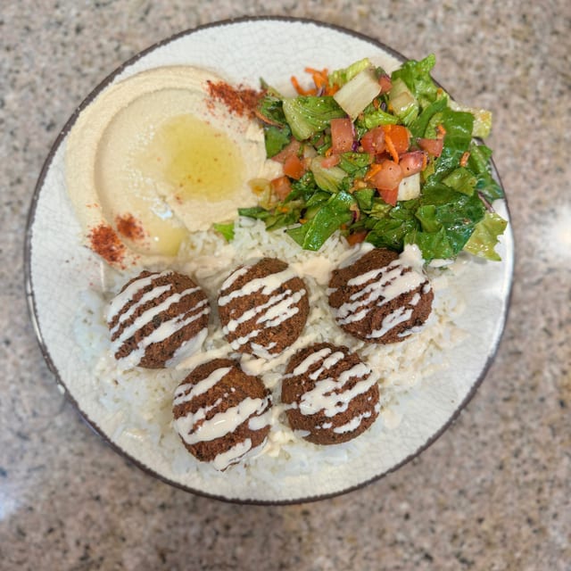Falafel Plate.