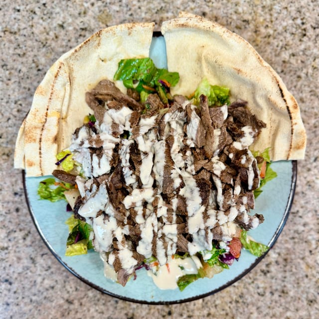 Beef Shawarma Salad.