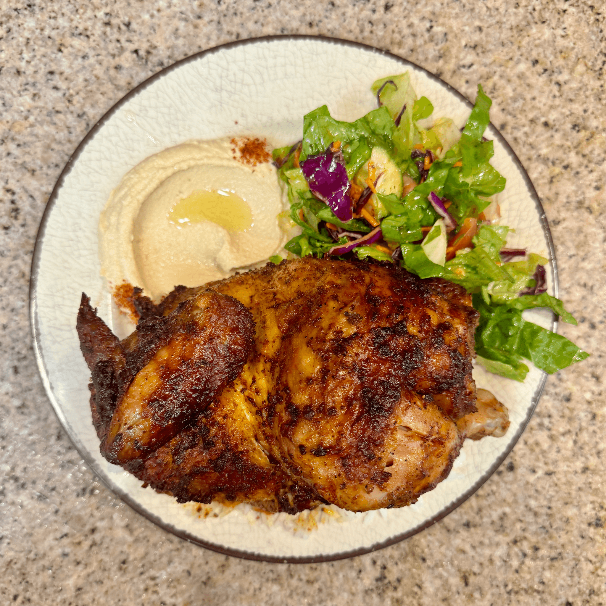 1/2 Chicken Plate.