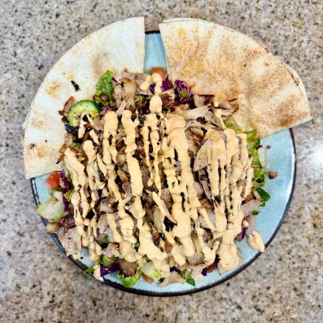 Chicken Shawarma Salad.