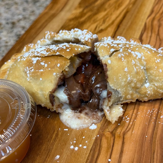 Nutella Strawberry Empanada.