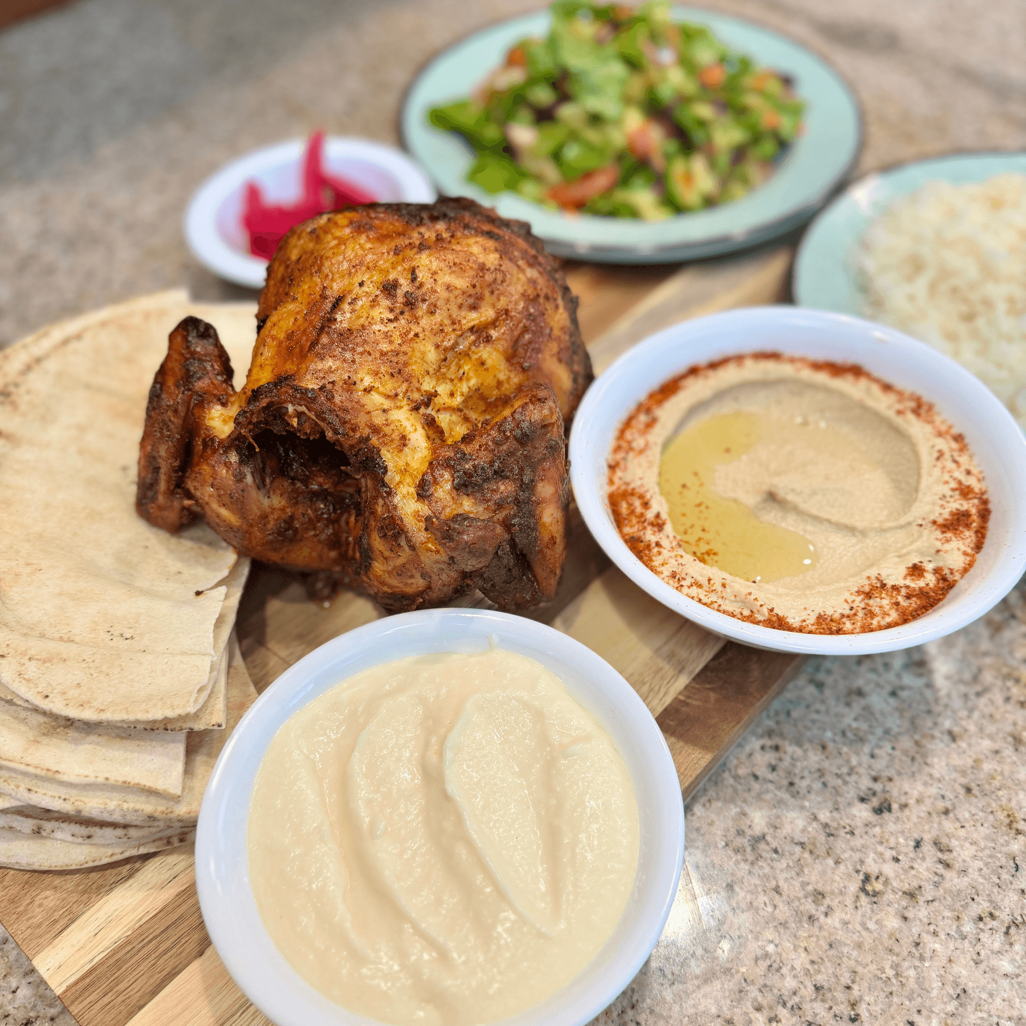 Rotisserie Chicken Family Pack.
